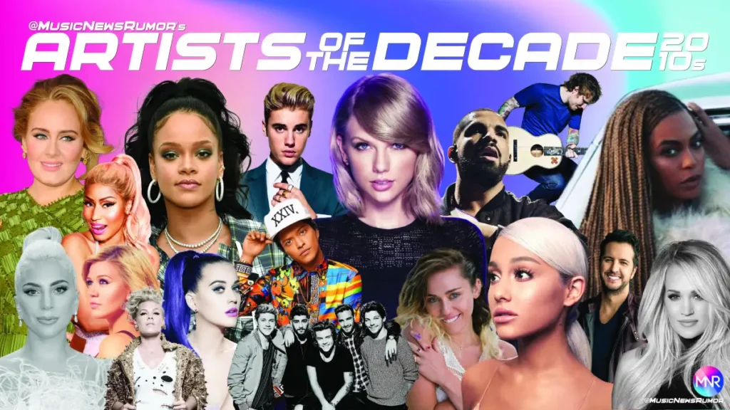 The Biggest Music Artists of Each Decade